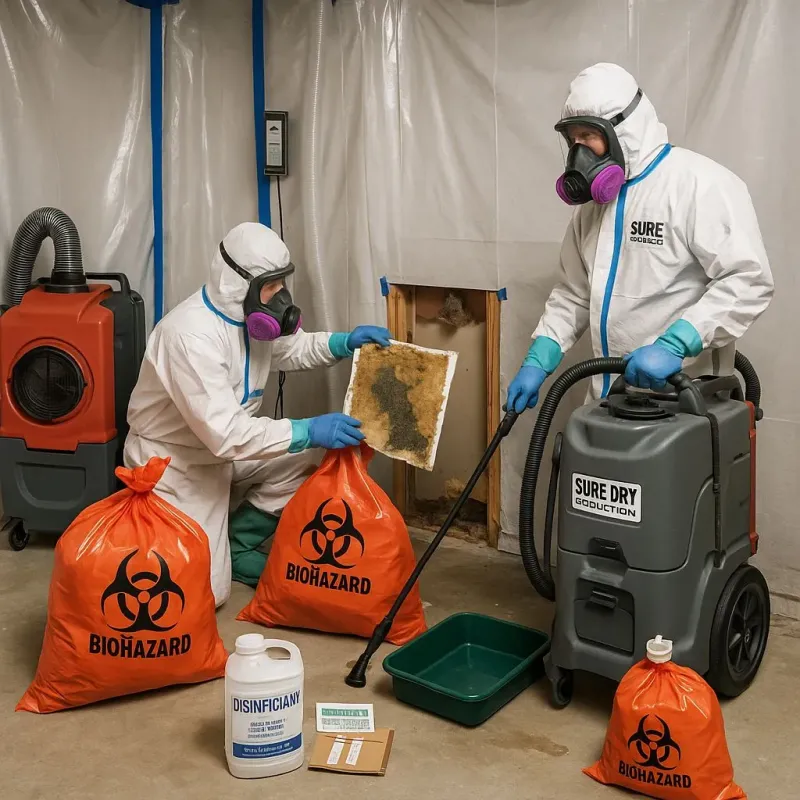 Contaminated Water Handling Protocols process in Windsor Locks, CT